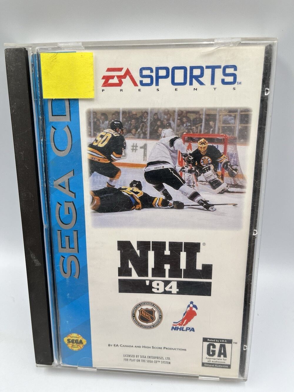 NHL '94 (Sega CD, 1993) CIB w/ Case and Manual Complete
